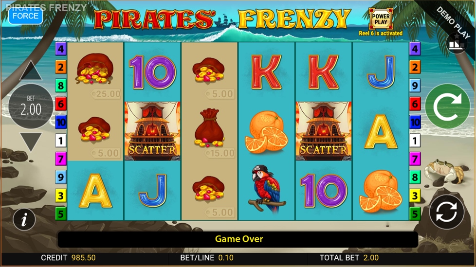 Pirates frenzy slot